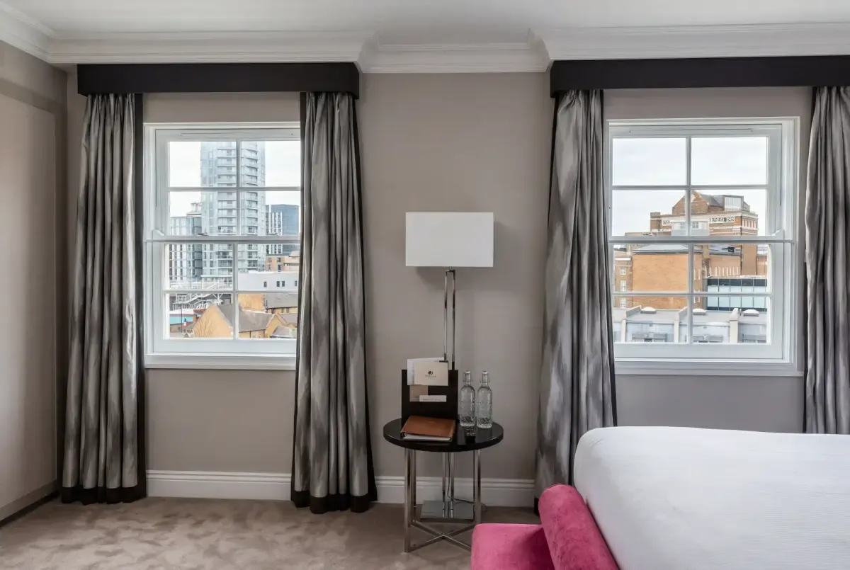 Secondary glazing installation in Shoreditch & Hackney: Conservation area bay, Hackney